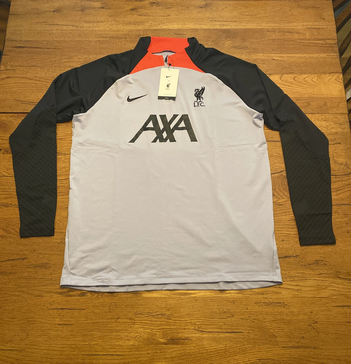 Mens Size XL Nike Liverpool FC Strike Dri Fit Soccer 1/4 Drill Top