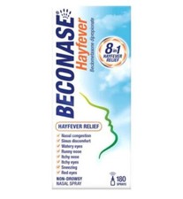Beconase Hayfever Relief Nasal Spray 8in1 Effective Relief Non-drowsy 180 Sprays