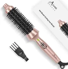 Aima Beauty Hot Brush Curling Iron Brush Styler Ion Technology Anti Scald