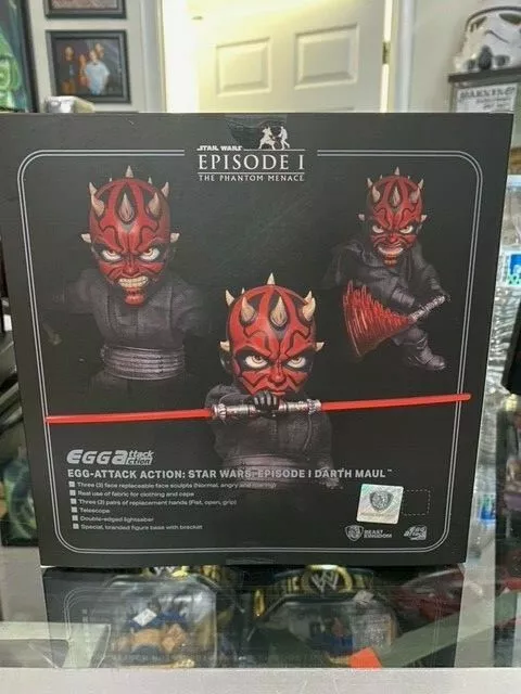 Star Wars The Phantom Menace: Darth Maul EAA-095 Egg Attack Action Figure  by Beast Kingdom