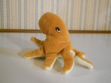 1998 Galoob Pound Puppies OCEAN OCTOPUS plush mini 3" tall rare AA