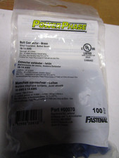 16-14 AWG Vinyl Insulated Butted Seam Brass Butt Splice Connector QTY 100