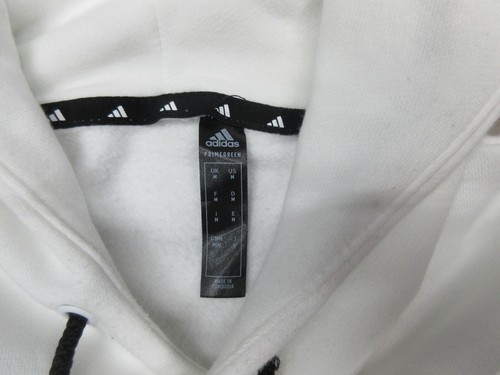 ADIDAS PRIMEGREEN HOODIE SWEATSHIRT COTTON BLACK & WHITE Sz MEDIUM, M - Picture 6 of 7