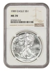 Photo of a 1989 American Silver Eagle from an eBay listing that sold on Jul 18, 2026