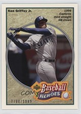 2002 Upper Deck Authentics Baseball Heroes /1989 Ken Griffey Jr #HB-G6 HOF 0y9m