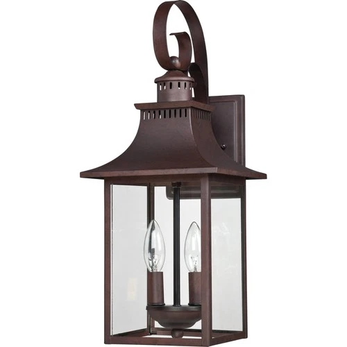 Quoizel CCR8408 Chancellor 2 Light 19"H Outdoor Wall Sconce - MultiColor - Picture 5 of 8