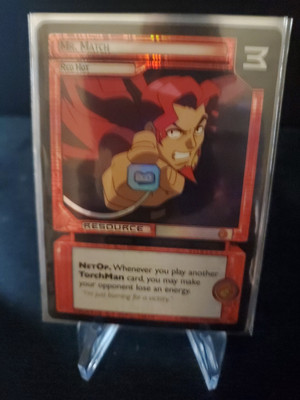MegaMan NT Warrior TCG Mr. Match 1 Sr 115 USED CCG Power Up