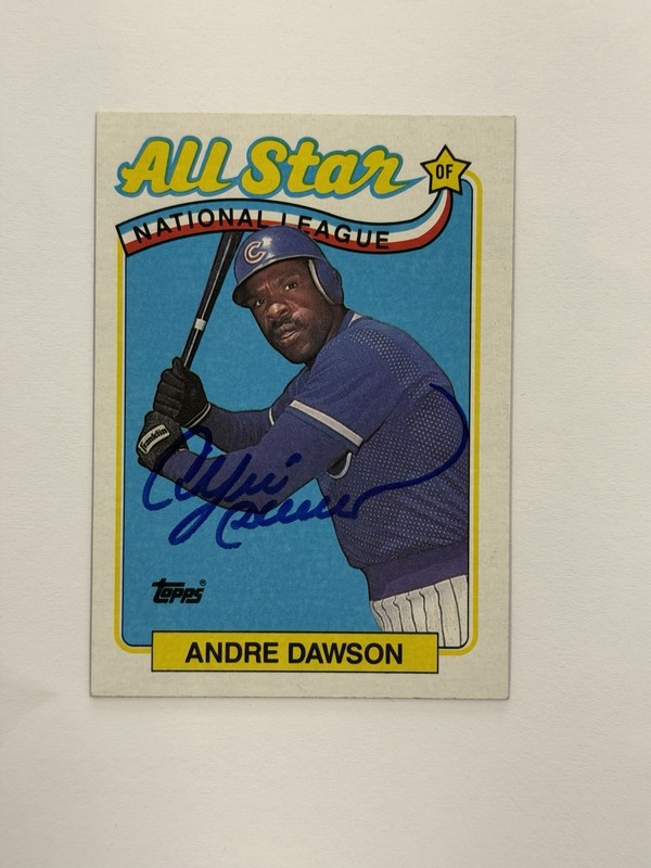 2026 Historic Retrographs Andre Dawson Autograph All Star Chicago Cubs MLB