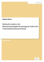 Kritische Analyse Der Hinzurechnungsbesteuerung Im Lichte Der...
