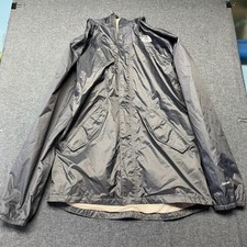 The North Face Youth Jacket Size XL Gray DRYVENT Hooded Windbreaker 100 Nylon