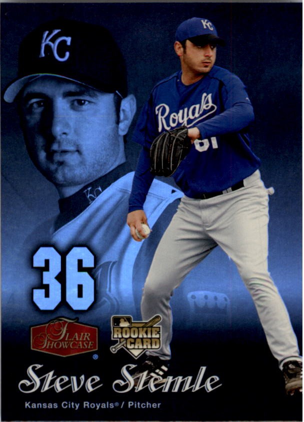2006 Flair Showcase #58 Steve Stemle UD RC - BB