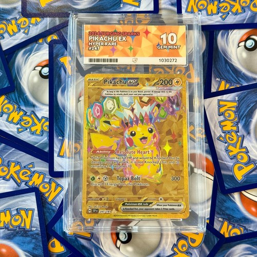 Pikachu ex graded ACE 10 for sale on eBay
