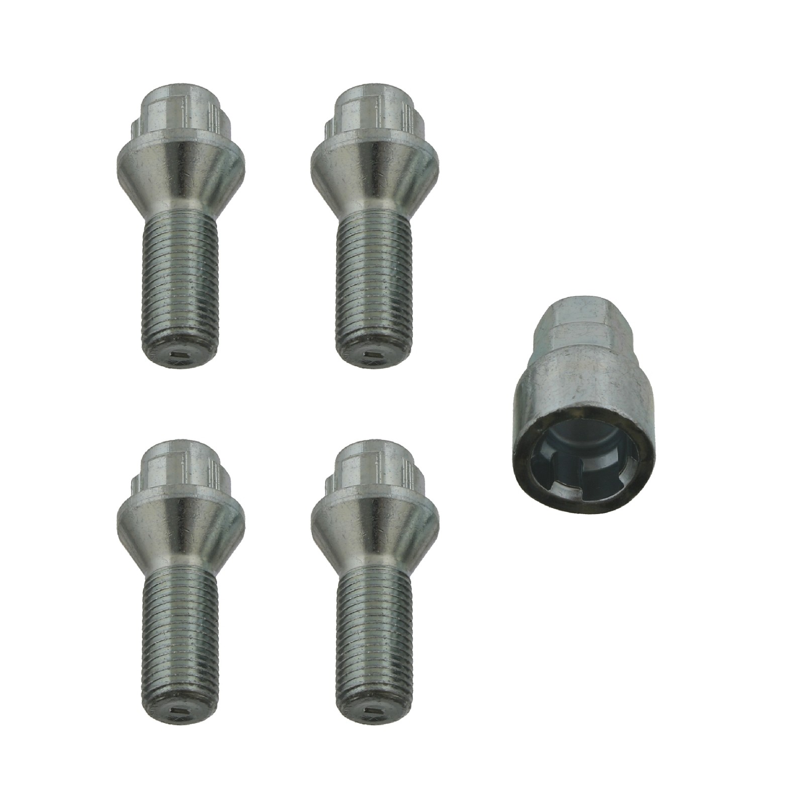 Locking Wheel Bolts Fits BMW - Febi Bilstein 27055 Set of 4 + Socket Key