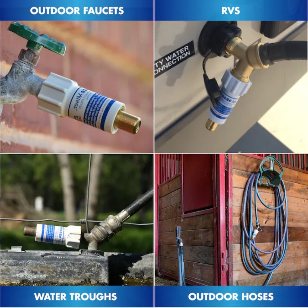 Freeze Miser 4 Pk *new* Faucet Freeze Protection MSRP $98