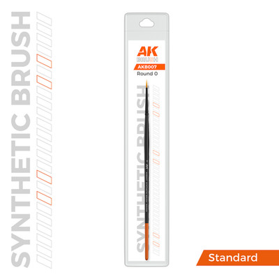 AK Interactive AKB007 Synthetic Brush Round 0