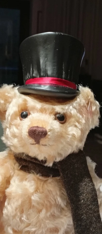 Steiff Teddy goldmohair, Weihnachtssäger 26cm limitiert 2000 St. - Bild 4 von 4