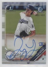 2019 Bowman Draft Chrome Pick Refractor 80/499 Jimmy Lewis #CDA-JL Auto z3a