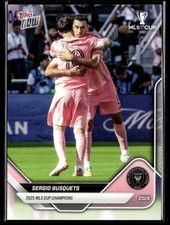 2025 Topps Now MLS Cup Champions Sergio Busquets Inter Miami CF #MLSC-6