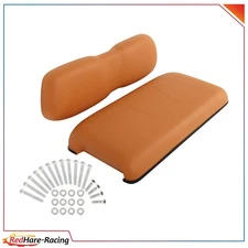Golf Cart Front Cushion Set Kits Fits For Club Car EZGO DS Orange