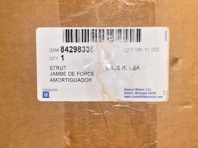 Puntal de puerta levadiza Buick Enclave 2008-2017, pieza original nueva, P/N 84298335 Foto 3 de 4