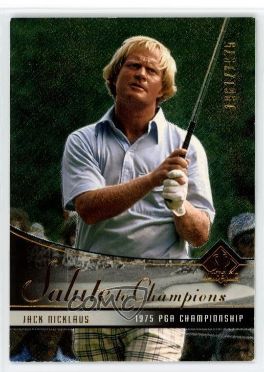 2004 SP Authentic Salute to Champions 1961/1975 Jack Nicklaus #75 1w9
