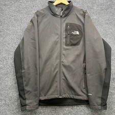 The North Face Apex Softshell Jacket Men's Size XL Gray Full Zip TNF Outdoor