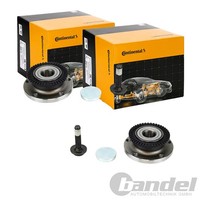 2X Continental Ctam RADLAGER-SATZ Hinten Passend FüR Audi A4 Seat Exeo