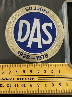 DAS  50 Jahre  1928 -1978  BLECH - PLAKETTE Original