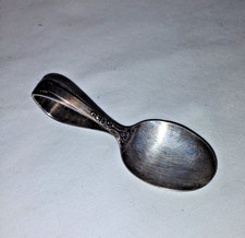 Vtg Silver plate Baby Spoon by Oneida Silver Community w/ Curved-Rolled Handle