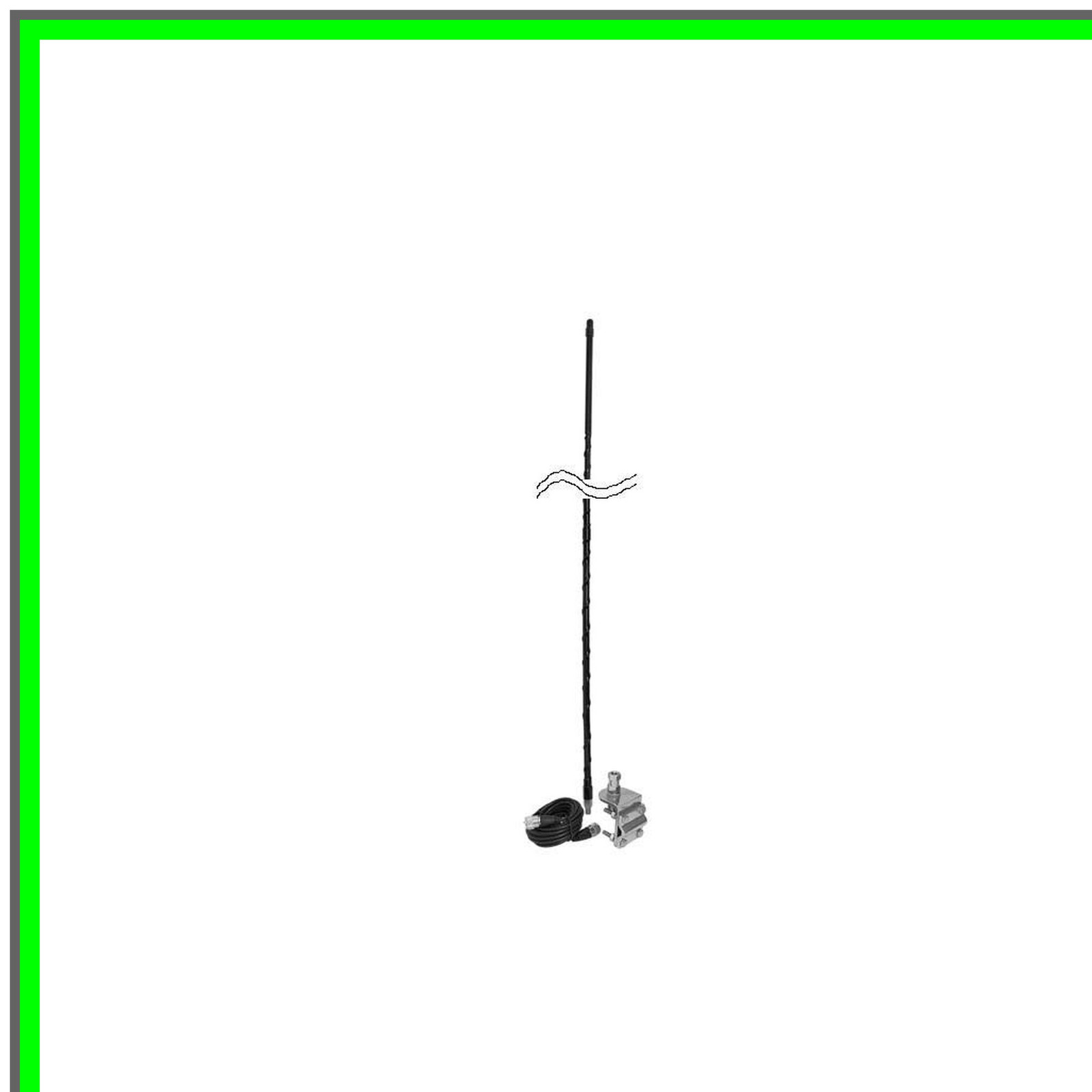 Dual-Height Black Mirror Mount Antenna Kit for Signal Boost