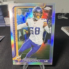 Topps Chrome Refractor 2025 Jonathan Greenard #197 Minnesota Vikings NFL Card
