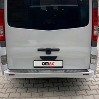 Ladekantenschutz StoßStange FüR Opel Vivaro A 2001-2014 Edelstahl Dunkel Chrom