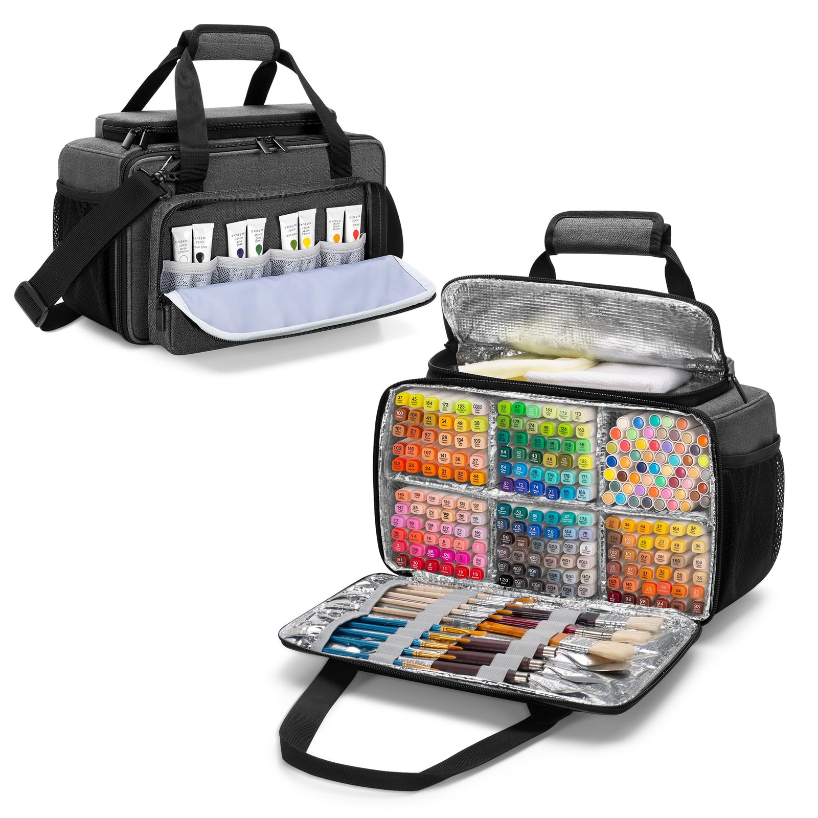 Marker Storage Bag Marker Case Organizer Hold up to 216 Mark