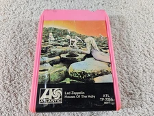 Led Zeppelin- Houses Of The Holy 8-Track Tape. Pro serviced.  Free Ship
