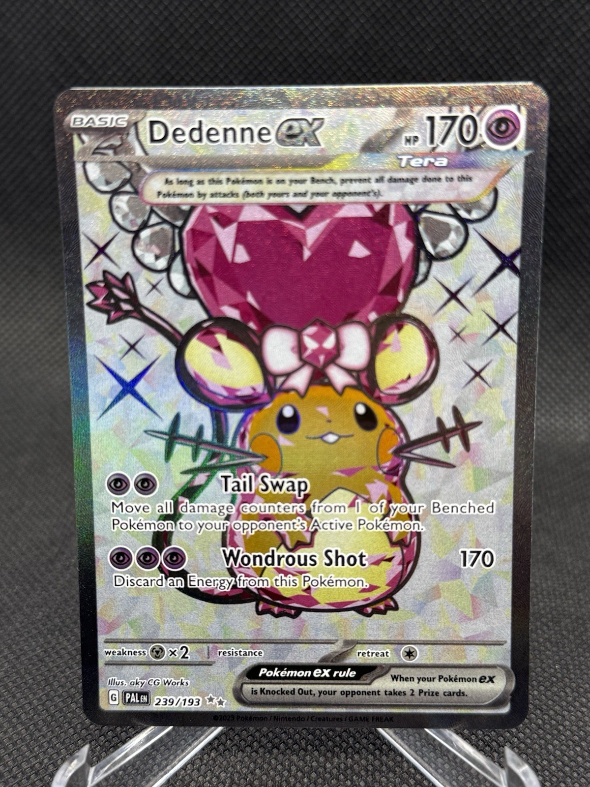 Dedenne ex 239/193 SV02: Paldea Evolved Ultra Rare Holo -NM