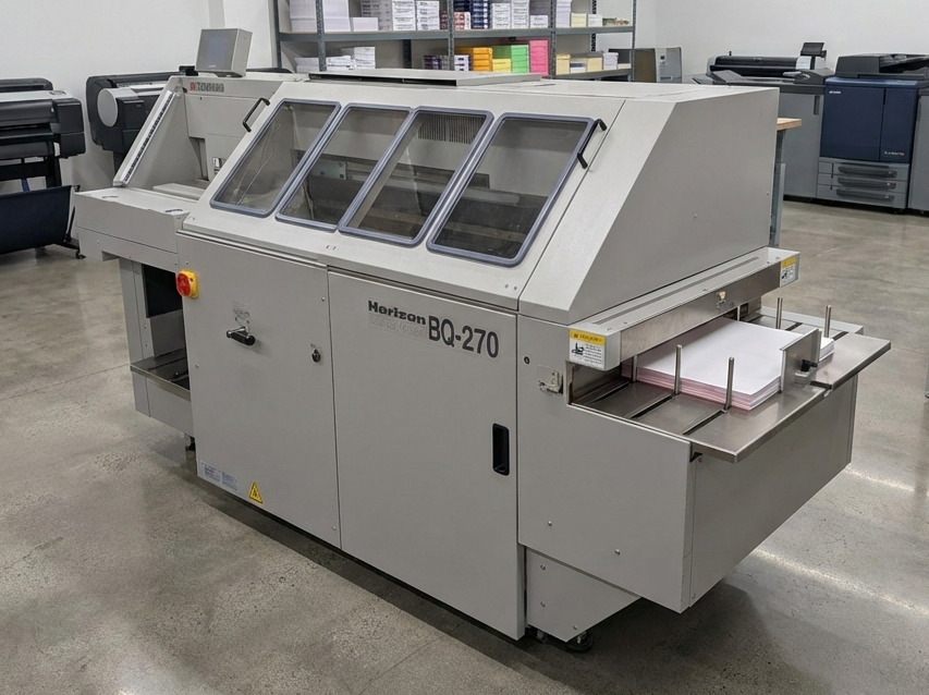 Horizon BQ-270 Perfect Binder Guarantee – BQ-270V Standard Duplo