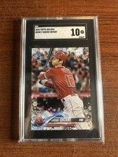 2018 Topps Holiday #HMW17 Shohei Ohtani RC SGC Gem Mint 10 Angels Dodgers Rookie
