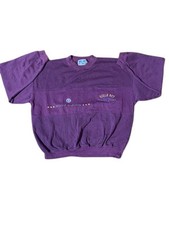 Vintage Bugle Boy Co. Embroidered Purple Sweatshirt B28