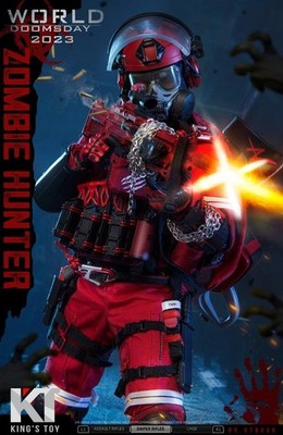 New 1/6 Scale World Doomsday 2023 Zombie Hunter Action Figure MINT IN BOX