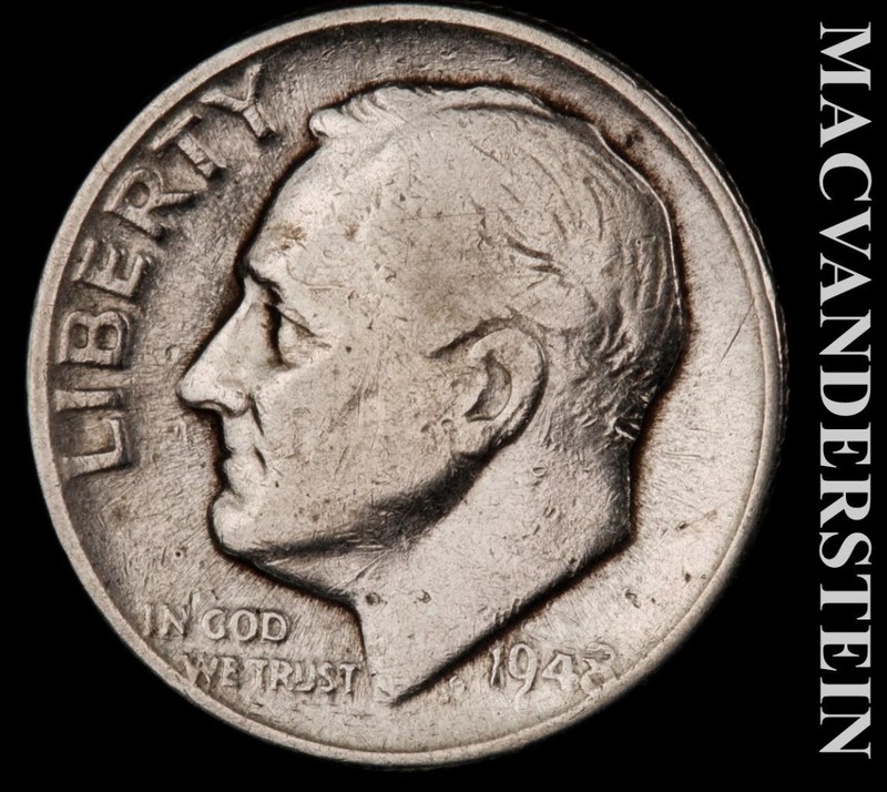 1948-D Silver Roosevelt Dime - Scarce  Better Date  No Reserve  #L7253