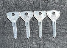 Opel Gt Key Blank Curtis Op19 U62vp 079jb Lot Of 4 Pieces Uncut