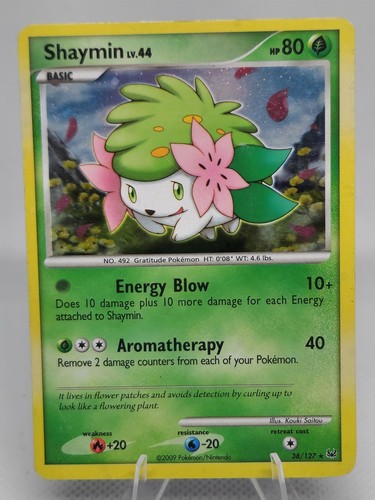 Shaymin 38/127 Rare Platinum Pokemon Moderately Played