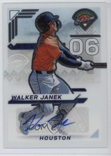 2025 Panini Prospect Edition Silver Prizm Signatures Walker Janek #112 Auto 03cc