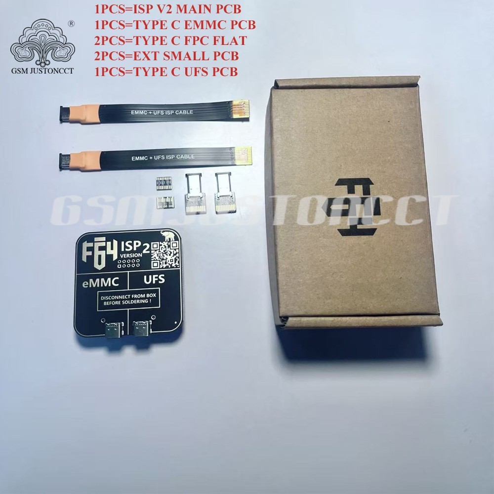 クロモリISP F64 UFS/EMMC ISP V2 adapter Flash 64 V2 ISP Adapter Set | eBay