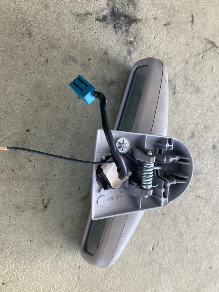 Conjunto de espejo retrovisor interior fabricante original Mercedes W208 CLK430 1999-2003  Foto 3 de 4