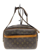 LOUIS VUITTON SHOULDER BAG REPORTER PM_MONOGRAM CANVAS PVC Brown Used