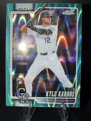 2026 Topps Chrome Baseball Kyle Karros Green Refractor RC #13 /99