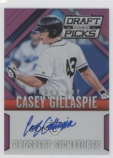 2014 Panini Prizm Perennial Draft Picks Purple /149 Casey Gillaspie #20 Auto 1q2