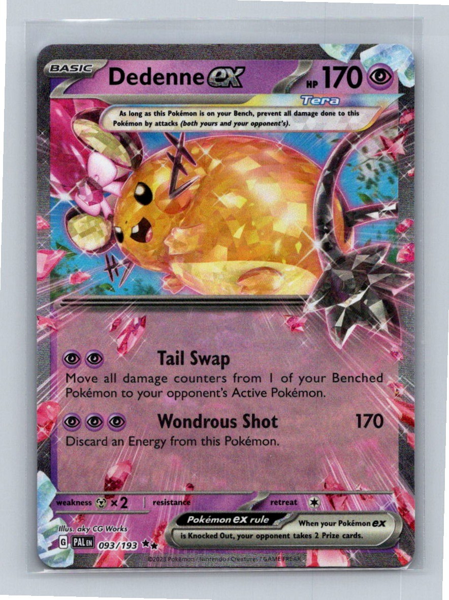 Dedenne ex Holo 093/193 SV02: Paldea Evolved Double Rare NM