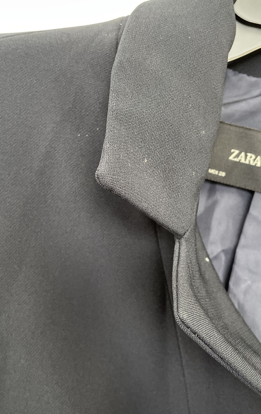 ZARA Basic Navy Oversized Double Breasted Blazer … - image 6